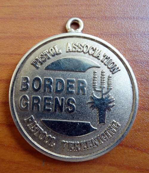 Border Grens Pistol Association Gold Medal