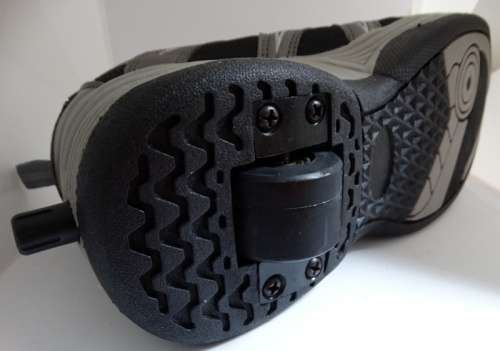 2 in 1 Wheelie Shoes Color Grey/Black. Fits 5 -7 year old Size 13