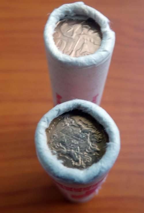 1991 Two Rolls of 10 Cents ( Mint State)