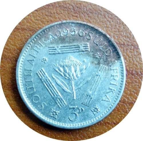 1936 South African Three Pence