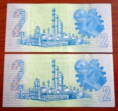 1983 Gerhard de Kock 4th Issue  Banknotes A/E