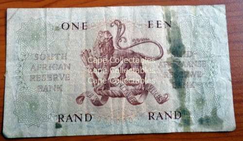 1961 MH de Kock 4th issue Banknotes A/E