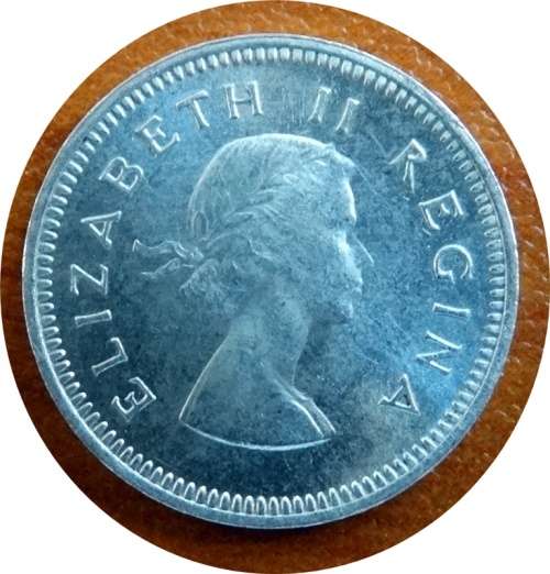 1959 South African Tickey Mintage:  2 553 309