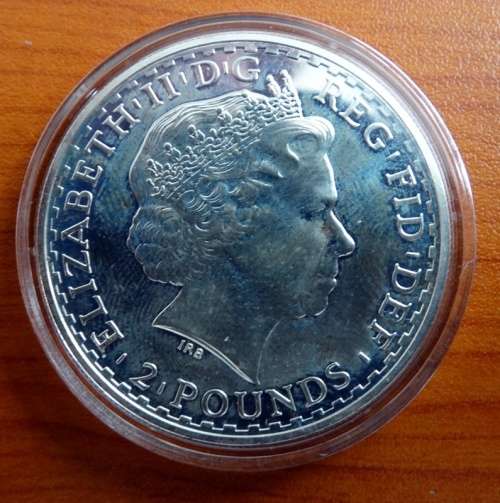 2003 Britannia Silver One Ounce Coin.