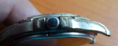 Pulsar Alarm Chronograph new battery, working. For spares or restoration