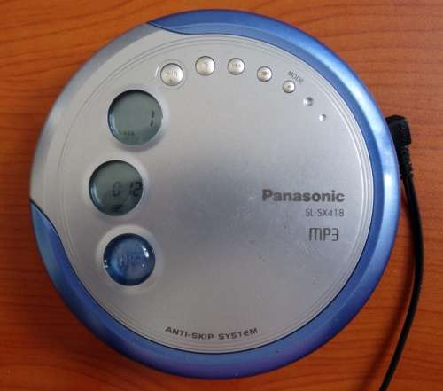 Panasonic SL-SX418 MP3 Anti Skip System Portable CD Player Working