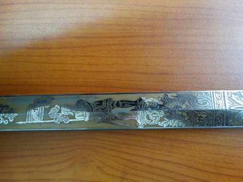 1890-1920 ANTIQUE KNIGHTS TEMPLAR MASONIC CEREMONIAL SWORD WITH SCABBARD