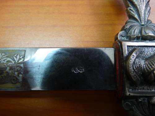 1890-1920 ANTIQUE KNIGHTS TEMPLAR MASONIC CEREMONIAL SWORD WITH SCABBARD