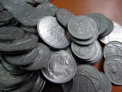 1 Kilogram of Pure Nickle decimal coins.