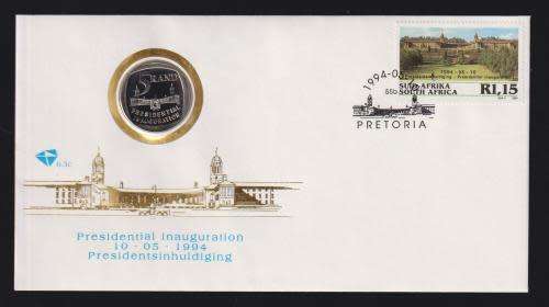1994 Inauguration FDC Full steps R5