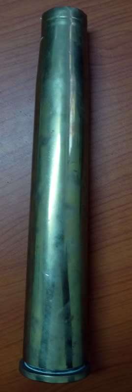 Bofors anti Aircraft 40MM MK4 Brass Shell Casing 1952 - 31cm/6cm