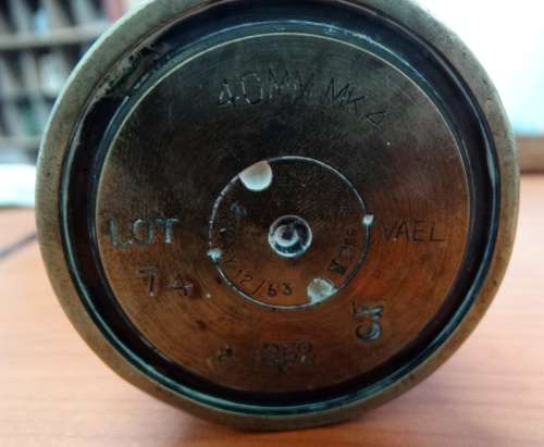 Bofors anti Aircraft 40MM MK4 Brass Shell Casing 1952 - 31cm/6cm