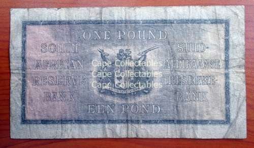 J Postmus 1st Issue E/A One Pound Banknote
