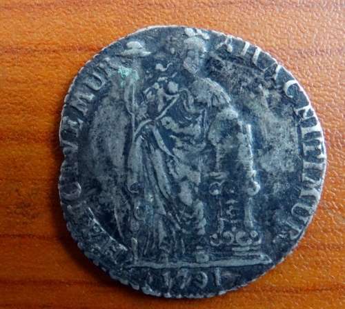 1731 VOC 10 Stuiwer Netherland Silver coin