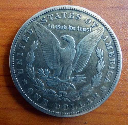 1884 USA Morgan Dollar Silver