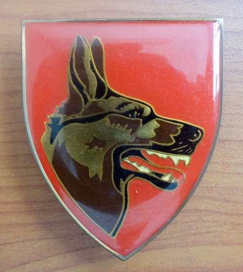 SADF  Dog Unit Shoulder Flash. Pins intact