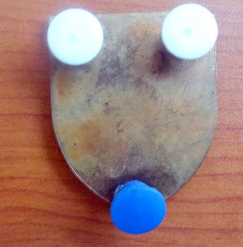 SWA Military School Smaller Type Flash. Pins intact