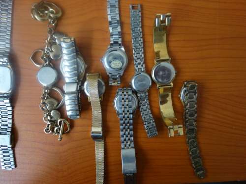 9 Women's Watches mostly quartz. One bid for all 9
