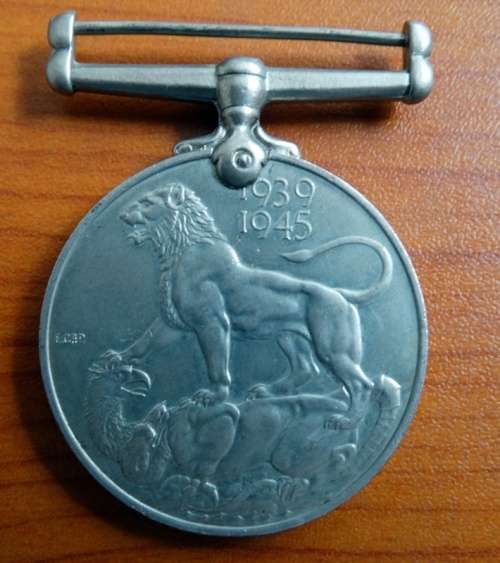 1939 to 1945 Medal WW2 to SW Visser