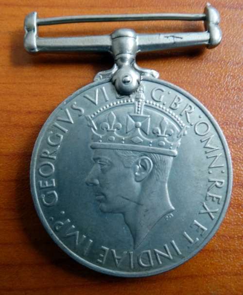1939 to 1945 Medal WW2 to SW Visser