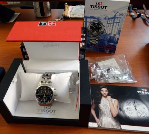 About New Tissot Prc 200 Men's Watch. Working. 200m water resistance. Box and manuals included.