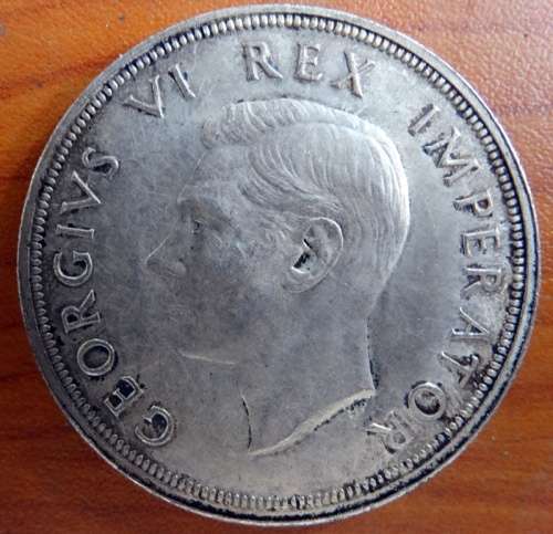 1947 South African Crown 5 Shielling