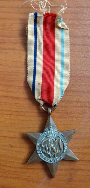 WW2 British Issued African Star