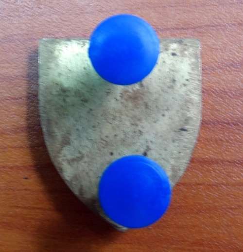 SADF School of engineers lapel badge. Pins intact