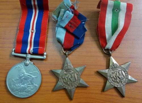 WW2 Medal group to DG Warrington