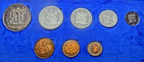 1973 South African Set  Silver One Rand ( Proof )