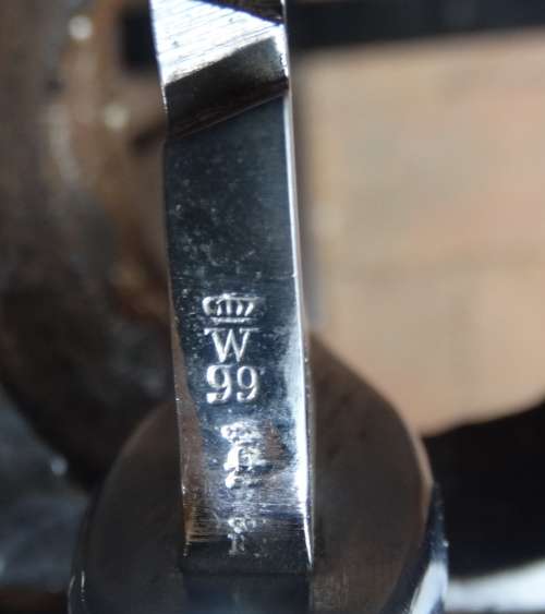 Rare German 1899 M1 Quill Wilhelm Erfurt Saw back Bayonet 52 cm blade