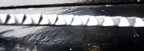 Rare German 1899 M1 Quill Wilhelm Erfurt Saw back Bayonet 52 cm blade