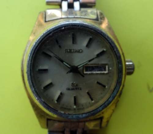 Lanco Date Incabloc  Mens Wrist Watch Working. Needs battery. 3cm