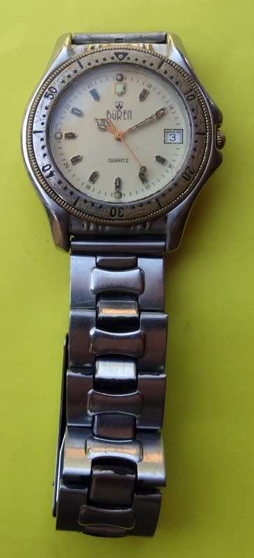 Buren Men's Wrist Watch Works