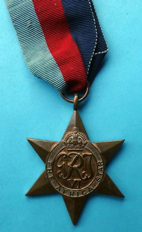 African Star WW2 Medal to A Willmers