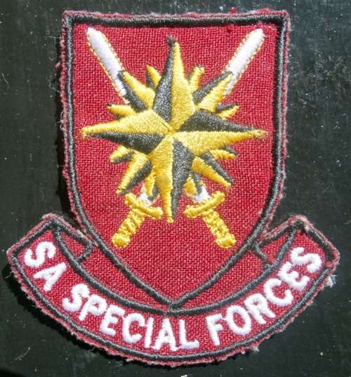 SA Special Forces Tracksuit Cloth Badge
