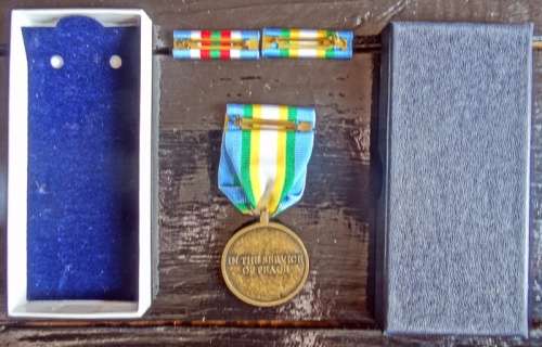 United nations Medal With Ribbon and Ribbon Bar