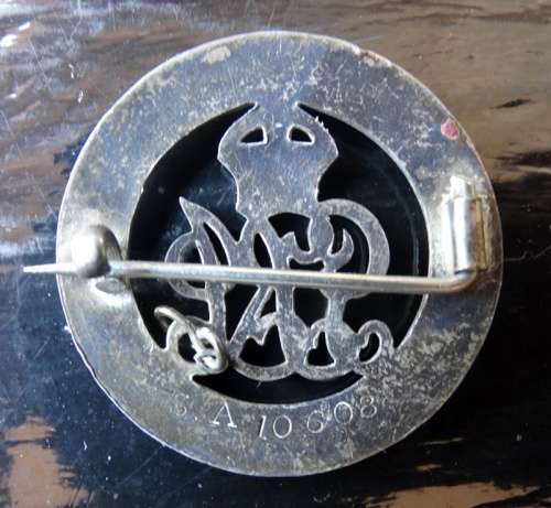 Sterling Silver Services Rendered Medallion