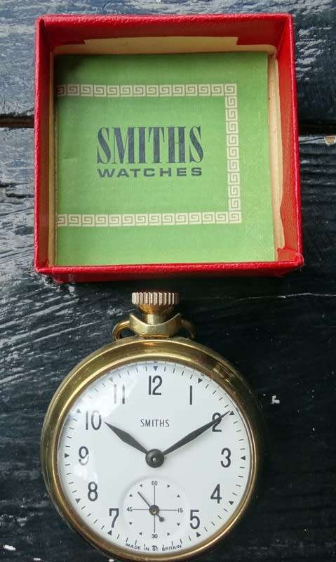 1960 Brand New Smith Pocket watch. Gold Plated. Works 100%