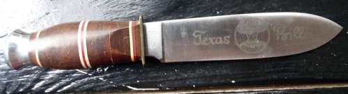 Brand New 1950's Puma Texas Bill  KLC15401 Knife Main Blade 12cm With Puma Leather Sheath