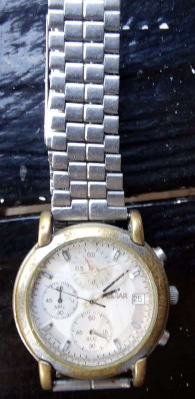 Pulsar Chronograph Men's watch. Spares or Restoration
