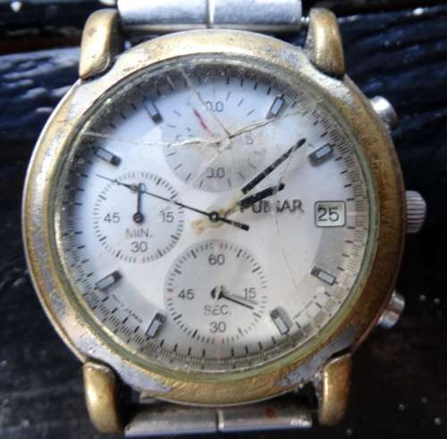 Pulsar Chronograph Men's watch. Spares or Restoration