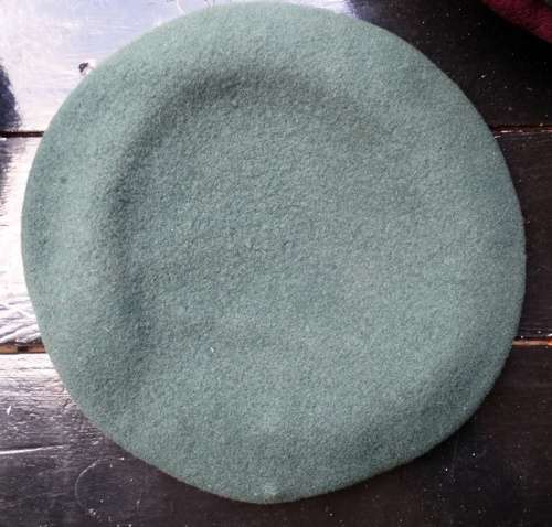 SADF Equestrian Centre Grey Metal beret with Badge. Size 57