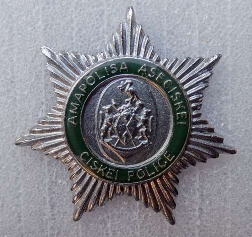 Ciskei Police cap Badge