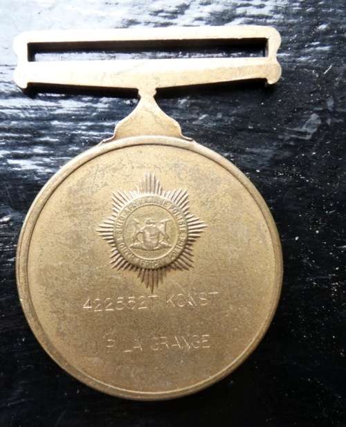 SAP 75 Years Medal to MP La Grange