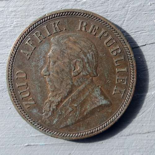1892 ZAR Penny Mintage: 27 862