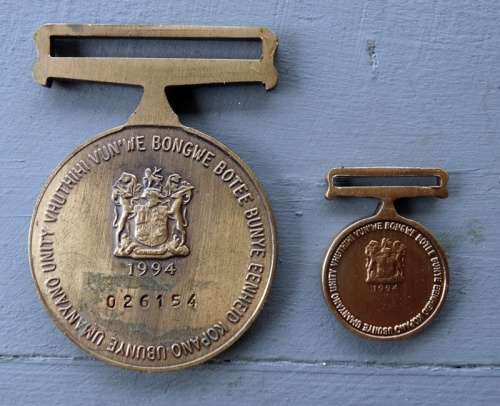 SADF Unitas Medal with Miniature