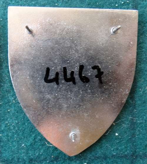 SADF SA Army Collogue Flash.  Pins Intact (33)