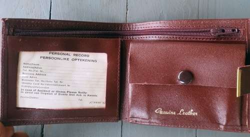 SADF Leather Wallet Unused