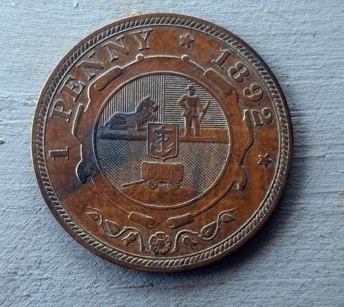 1892 ZAR Penny